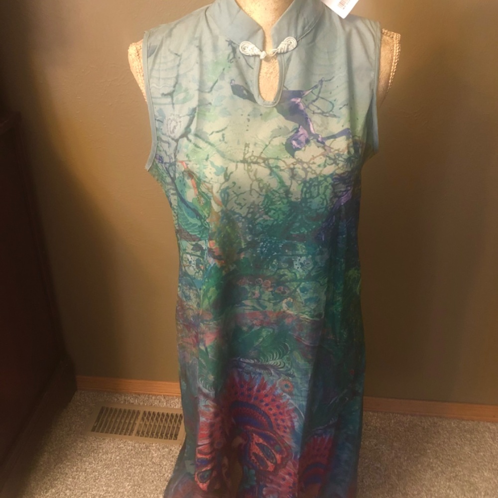 NEW w tags designer dress size large - Picture 4 of 7